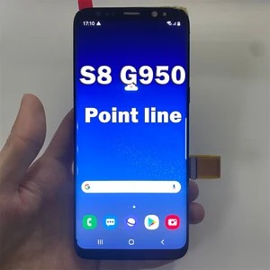 Línea de punto de quemaduras de defectos para Samsung S8 G950 G950F Digitizador de pantalla táctil Pantalla LCD para Samsung S8 LCD 8 mejores ventas Galaxy S8 LCD - №4