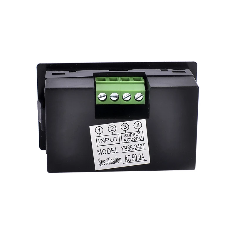 صغير LCD التيار المتناوب الرقمية الالكترونية مقياس التيار الكهربائي شاشة ديجيتال الفولتميتر AC100A AC50A أداة الصك الحالية