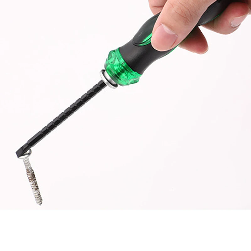 1Pcs Telescopic screwdriver Manual dual-use magnetic Slotted screwdriver Phillips screwdriver for daily repair