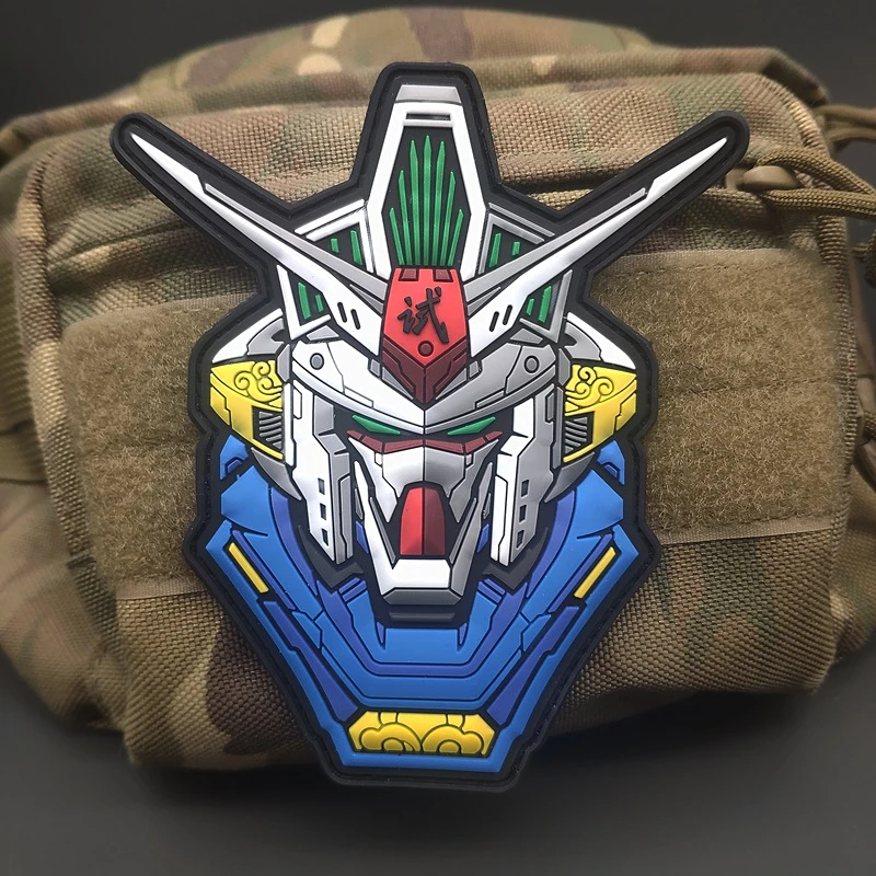 Imagem -04 - Dare Gp02 Tentar Luminosa 3d Pvc Remendos de Borracha Tático Militar Emblemas Capítulo Mochila Etiqueta para Roupas Decoração Diy Gp01