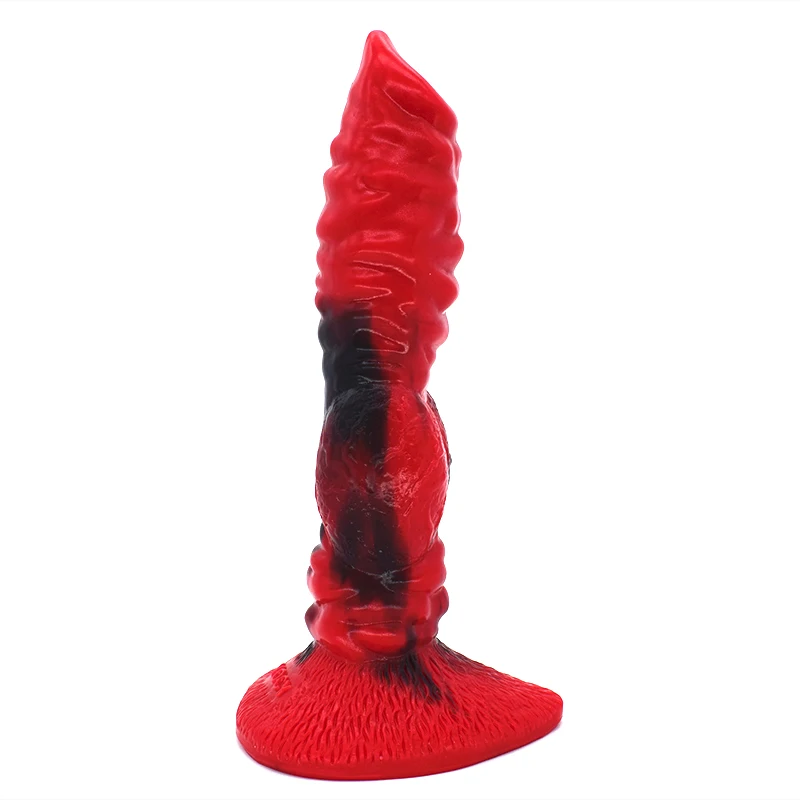 YOCY Animal Dildo Color Silicone Toys Realistic Wolf Fake Penis Adult Toys Fantasy Dildo Holder Masturbation Sex Toys For Women