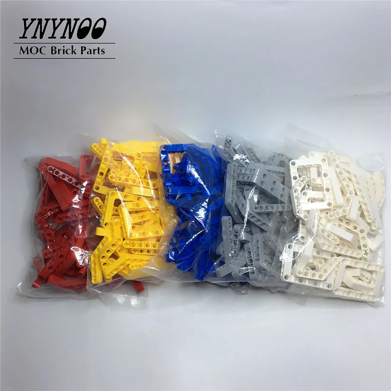 40Pcs/lot Technical Beams Frame Connector Pin Arm Parts Bulk Kit  Toys Children Compatible for MOC 32348 6629 32271 32009 64179