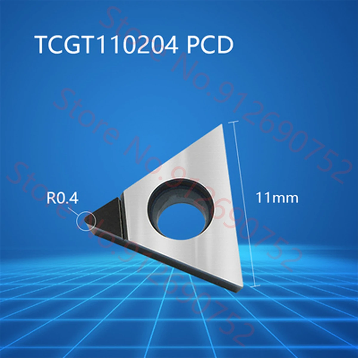 TCGT110202 PCD/TCGT110204 PCD/TCGT110208 PCD CARBIDE Lắp 2 Cái/hộp