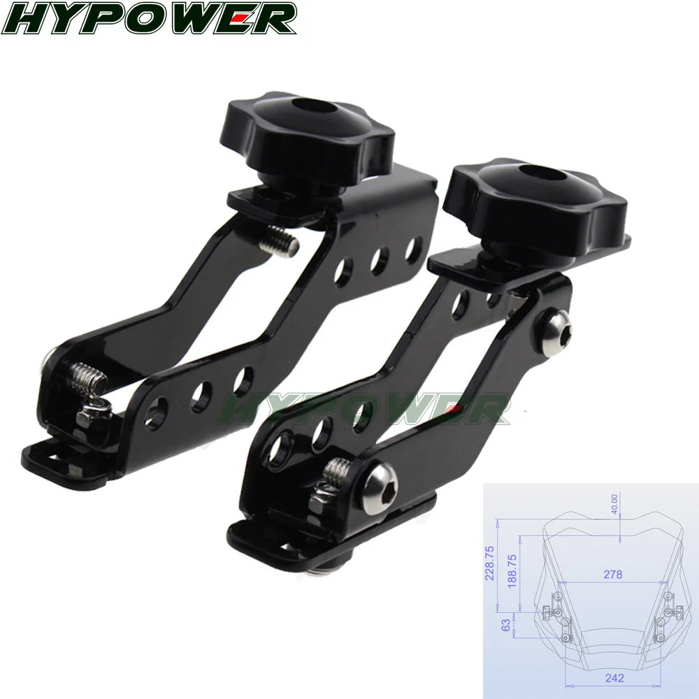 

Windshield Support Holder Windscreen Strengthen Bracket Adjusters Airflow adjustable Kits for Suzuki Vstrom DL 1000 2017- 2019