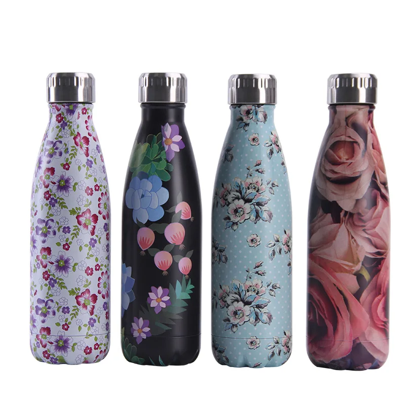 

125-128 Customized Stainless Steel Bottle For Water Thermos Vacuum Insulated Cup Double-Wall Travel Drinkware Sports Flask