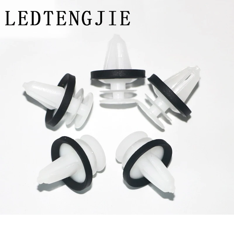 

LEDTENGJIE Ford Car Fastener Accessories 50PCS Nylon Car Fastener Clip Car Door and Trim Panel Fender Interior Clip