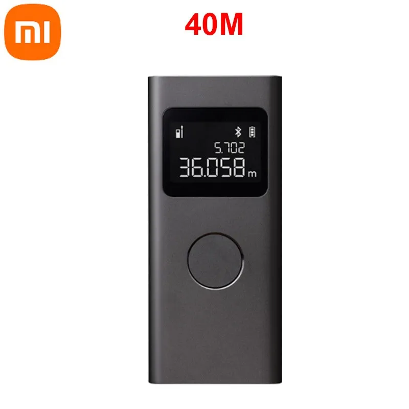 New Xiaomi Smart Laser Tape Measure Rangefinder Intelligent 40M LCD Display Laser Distance Work with MiHome App China Region 