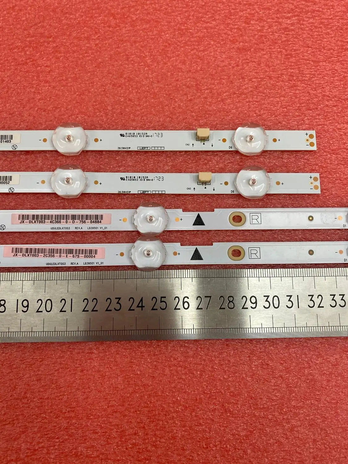 شريط إضاءة خلفية LED 40PFL4901 40PFL490/F8 40mv336x fw40d36f UDULEDLXT003 UDULEDLXT004 LB39501 V0_00 V1_01 39.5W4S1P