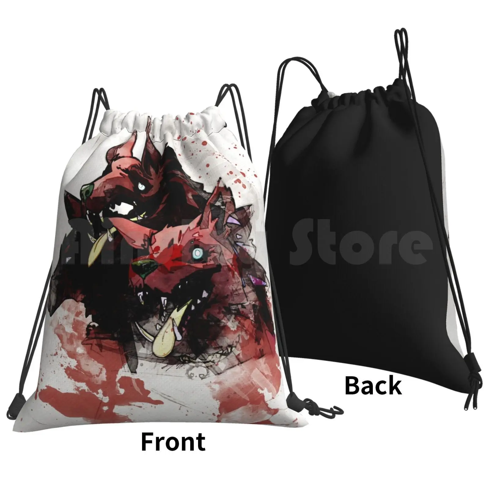 Hades Game-Cerberus Backpack Drawstring Bag Riding Climbing Gym Bag Hades Cerberus Cerberus Hades Cerberus Hades Game Game