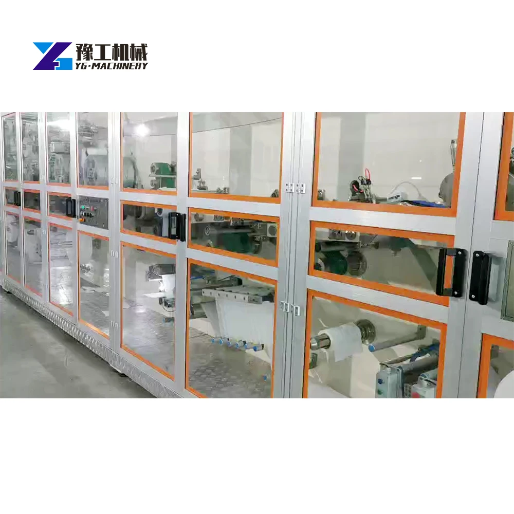Máquina de fabricación de almohadillas sanitarias desechables, máquina de fabricación de compresas sanitarias, Senetry