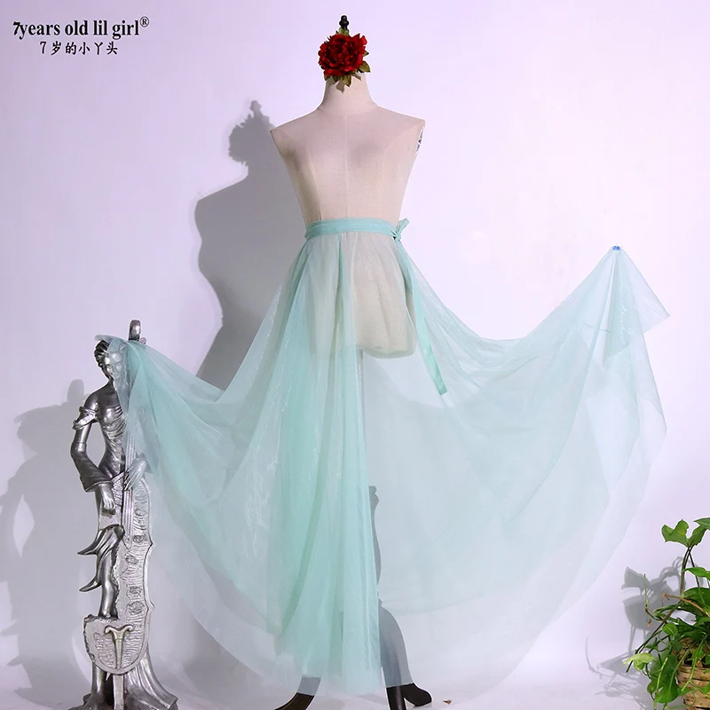 Vestido con una sola abertura de hilo de agua para danza del vientre, EY17 para 7 años, gran oferta