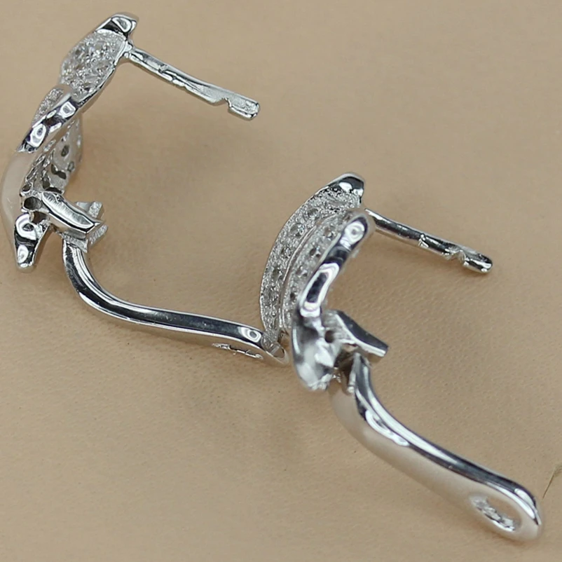 SHUNXUNZE الفاخرة تخفيض السعر بيع بوهيميا المشاركة أقراط للنساء نماذج الانفجار الأبيض مكعب زركونيا الروديوم مطلي R3238