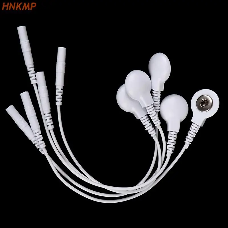 

1Pc 3.5mm Plug Massager Machine Adapter Tieline Short Cables Electrode Wires