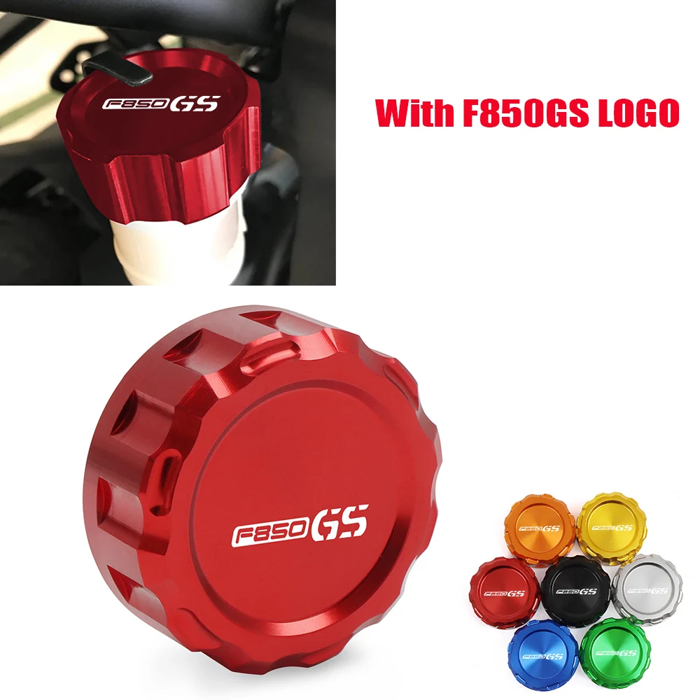 Universal For BMW F 850 GS F850GS F750GS F 750 GS All Years Motorcycle CNC Rear Brake Fluid Cylinder Master Reservoir Cover Cap