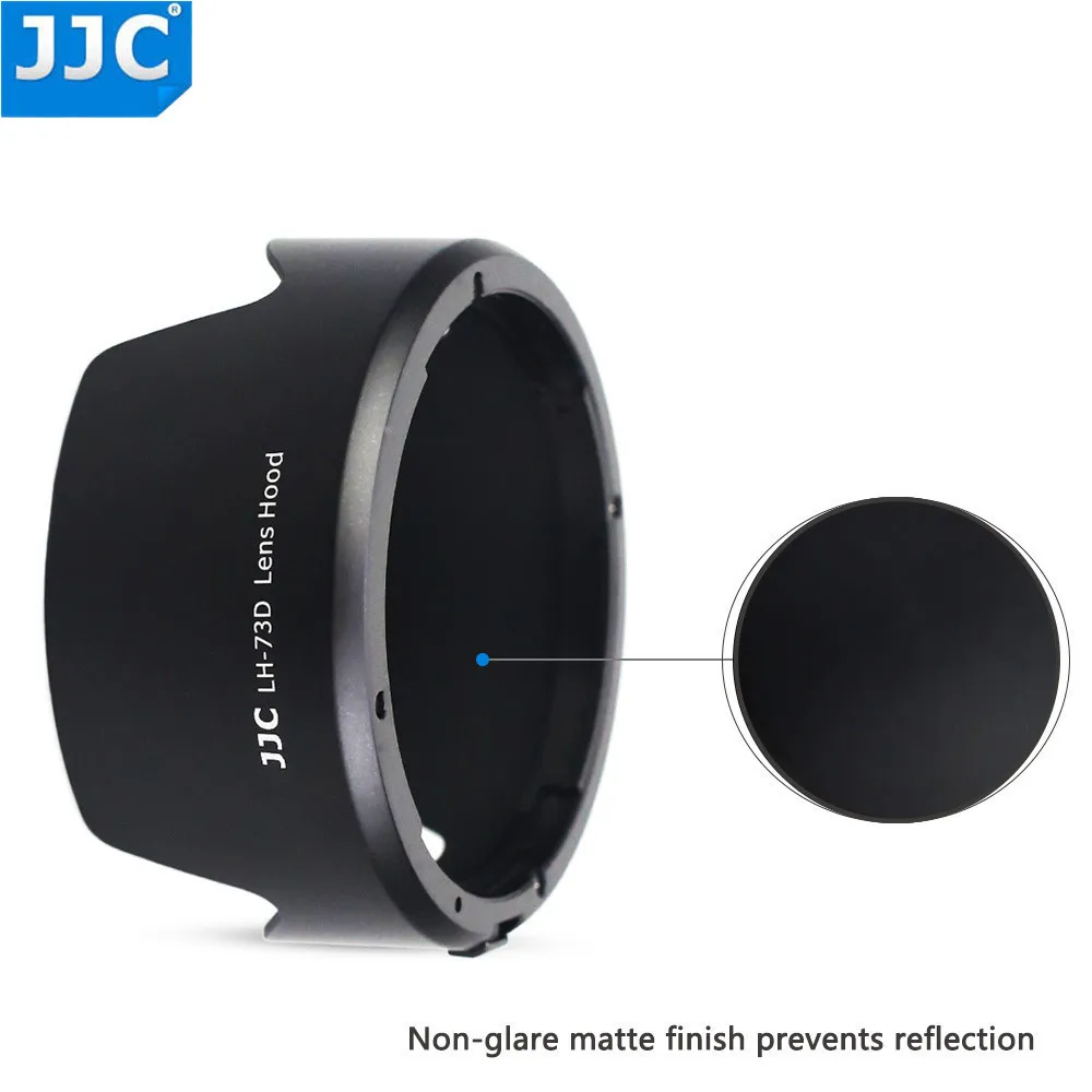JJC Lens Hood for Canon EF-S 18-135mm f/3.5-5.6 is USM, RF 24-104mm F4 L IS USM Lens on Canon EOS R6 80D 77D 60D Replaces EW-73D