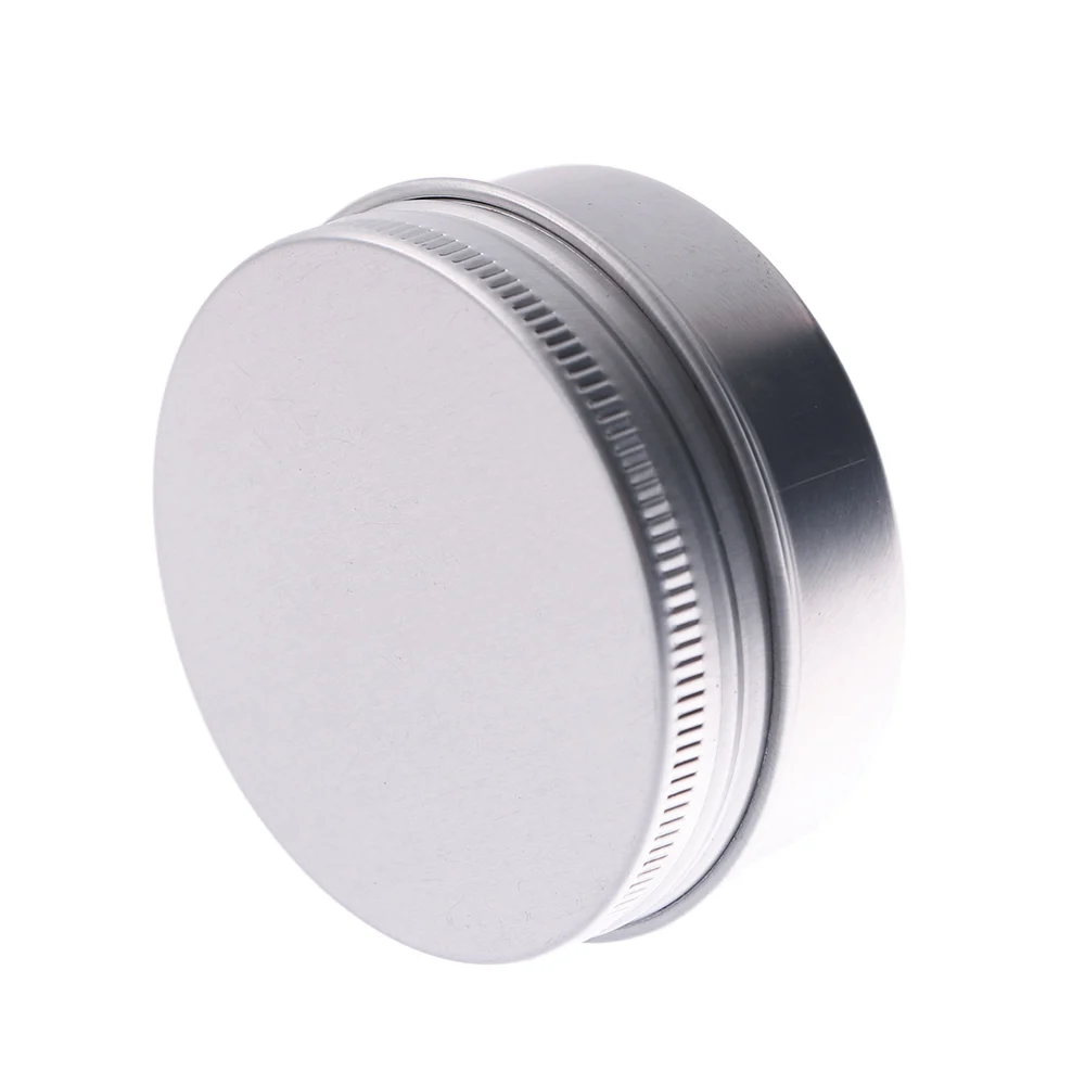 Small Tin Box Mini Metal Box Storage Empty Pot Plain Refillable Bottle Container Screw Top Cosmetic Storage Jars 5/10/15/30/50g