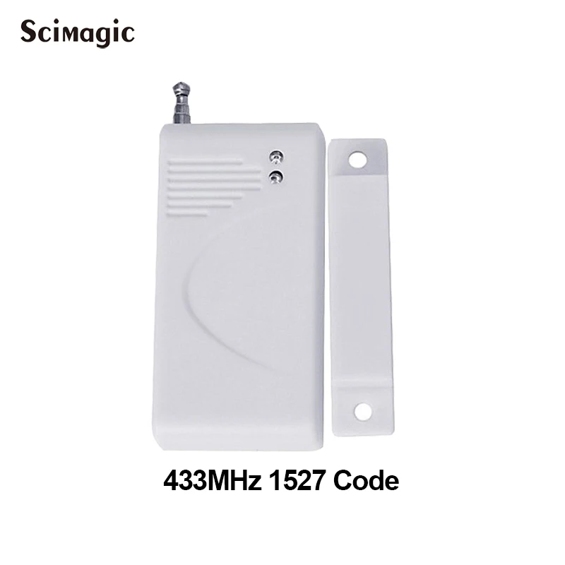 433MHz Two-way Magnetic Sensor Wireless Door Window Open Close Detector Contact Alarm System For GSM Home Security