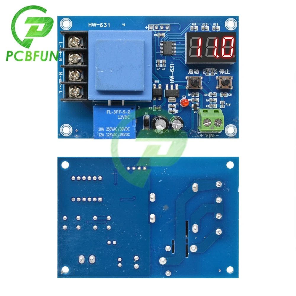 3.7V-120V XH-M602 Digital Control Battery Lithium Battery Charging Control Module Battery Charge Control Switch Protection Board