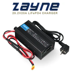 ZAYNE 24 VOLT 18 AMP powłoka aluminiowa wysokiej częstotliwości inteligentna szybka ładowarka do 8S 29.2V Lifeipo4 akumulator elektryczny statek urządzenie