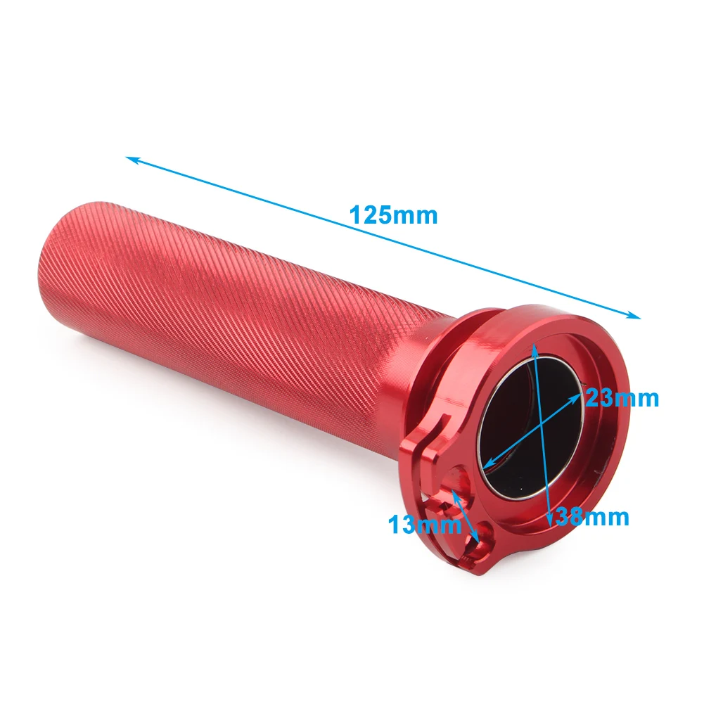 Motorbike Twister Bearing Throttle Tube For HONDA CRF250R CRF450R CRF250X CRF450X 2002-2015 Red Aluminum