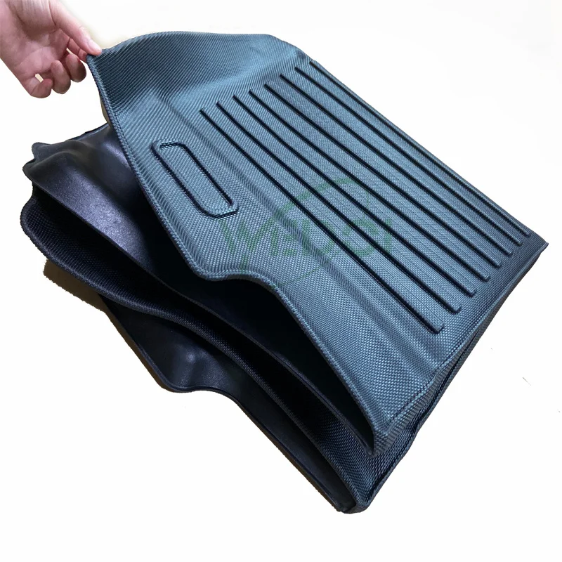 WEDOI All Weather 3D Trunk Mat  Customized for 2021 Tesla Model 3 Water-Proof Rear Cargo Liner