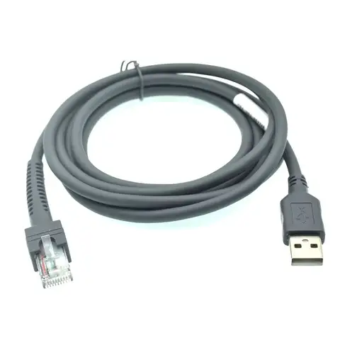 USB to RJ48 RJ50 스캐너 데이터 케이블 LS2208 LS1203 LS2208/AP LS4008I LS7808 DS3400 Zebra Xunbao Motorola Honeywell 2m 3m
