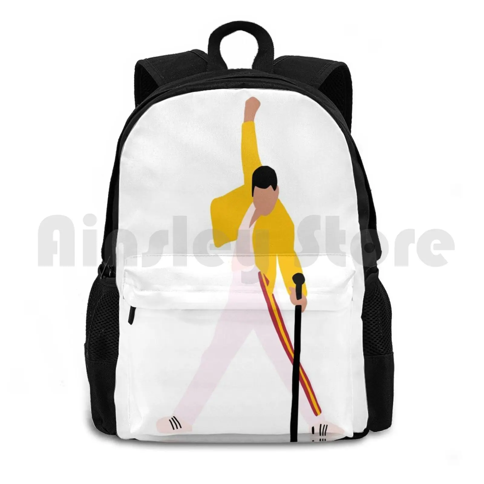 Freddie Outdoor Hiking Backpack Riding Climbing Sports Bag 455 Designs Queen Freddie Freddie Queen Band Band Music 80s