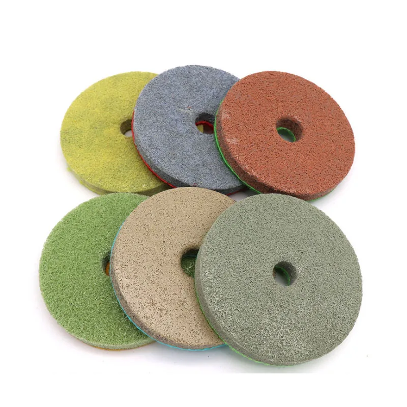 3" 4" Sponge Sanding Disc/Sponge Diamond Polishing Pads  For Polishing Marble Granite Artificial Stone