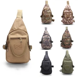 Tactical Chest Pack Bag Molle System Strap Nylon Hunting Backpack AR 15 M4 Airsoft Running Riding Climbing