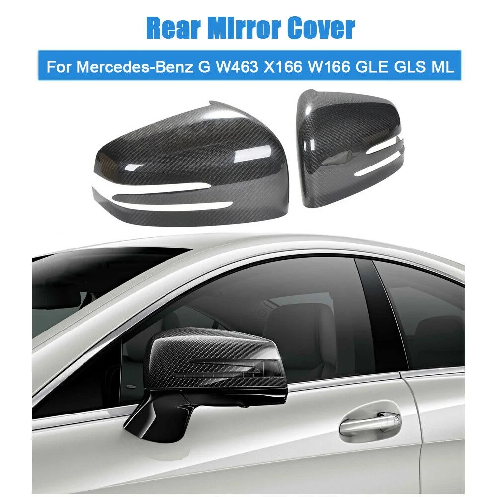 

Dry Carbon Rear View Mirror Cover Caps Fit For Mercedes G Class Amg G55 G63 W463 GL GLE 43 63 M Class W166 X166