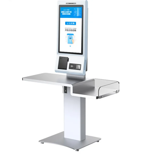 All in One Touch Screen self service checking out terminal/Self-service check out Payment kiosk