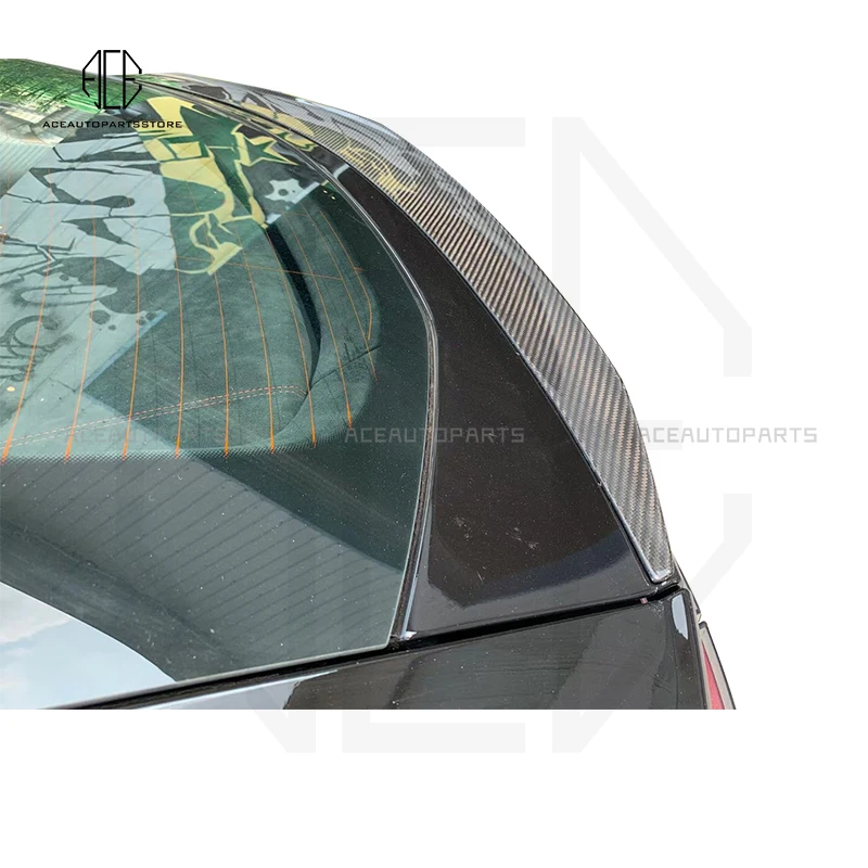 

Real Carbon Fiber Car Rear Duckbill Trim Wing Lip Cover Body Kit Tuning Racing Case For Lamborghini Urus Spoiler