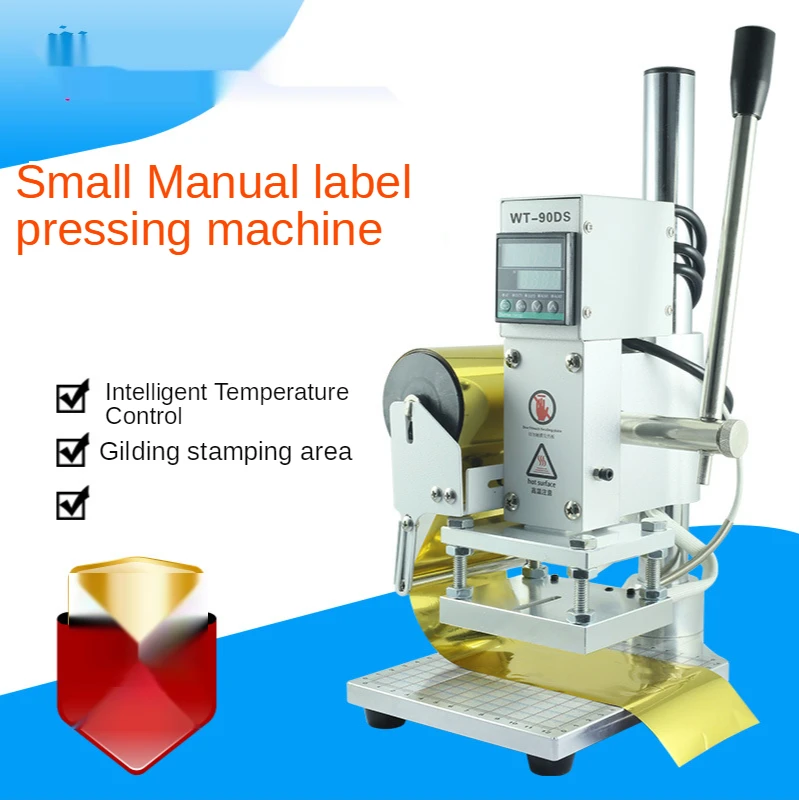 

Hot Stamping Machine Bronzing Machine 300W Manual Embossing Machine with Positioning Slider for PVC Leather