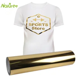 1m/3m/5m/10m Heat Transfer Vinyl Silver Foil Metallic HTV Iron on For T-Shirt and Other Fabric 25cm/50cm Width