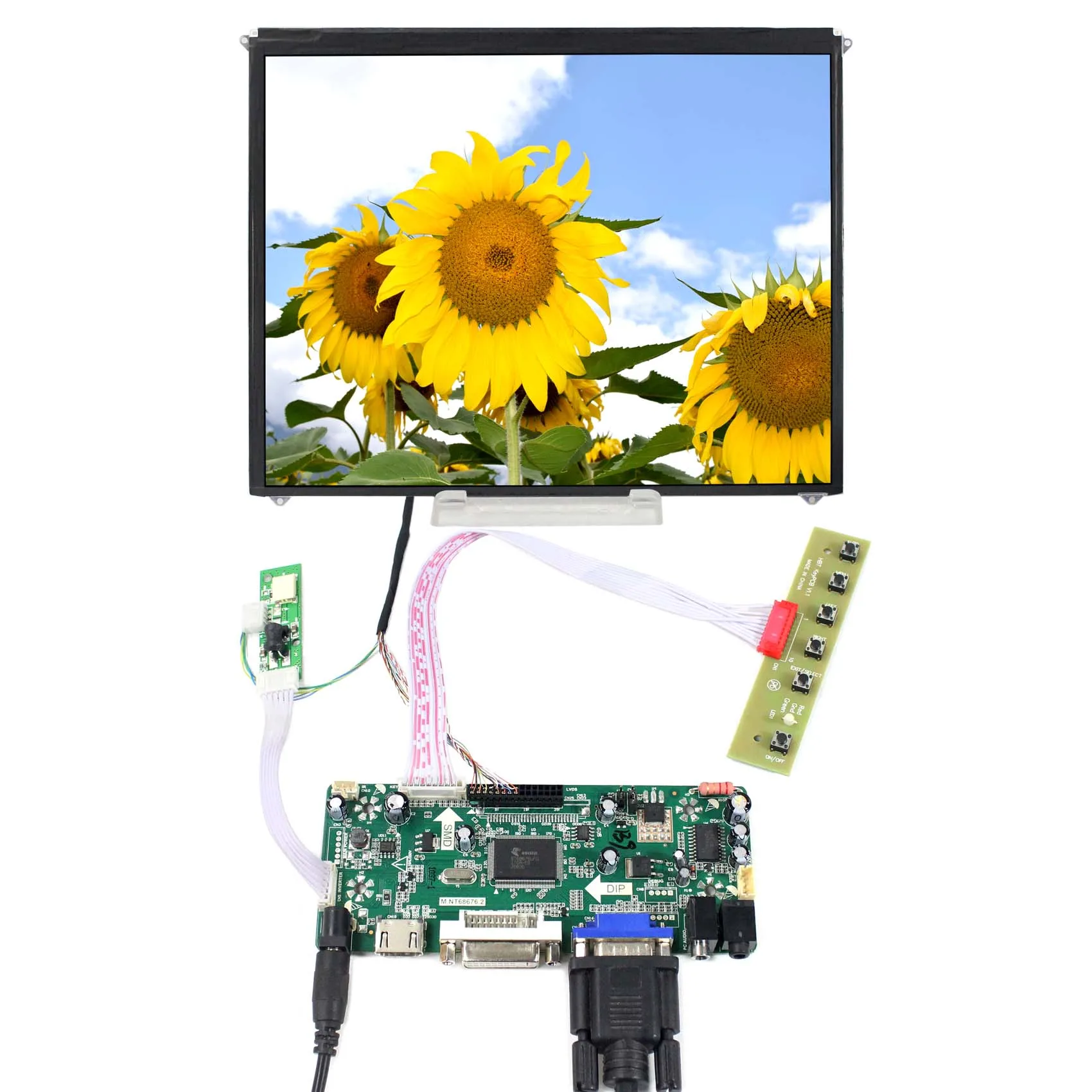 

9.7 inch IPS LCD 9.7" 1024x768 Screen with HD MI VGA DVI LCD Controller Board