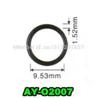 free shipping 200pieces fuel injector lower Oring for Nissan fuel injector repair kit For AY-O2007 9.53*1.52mm