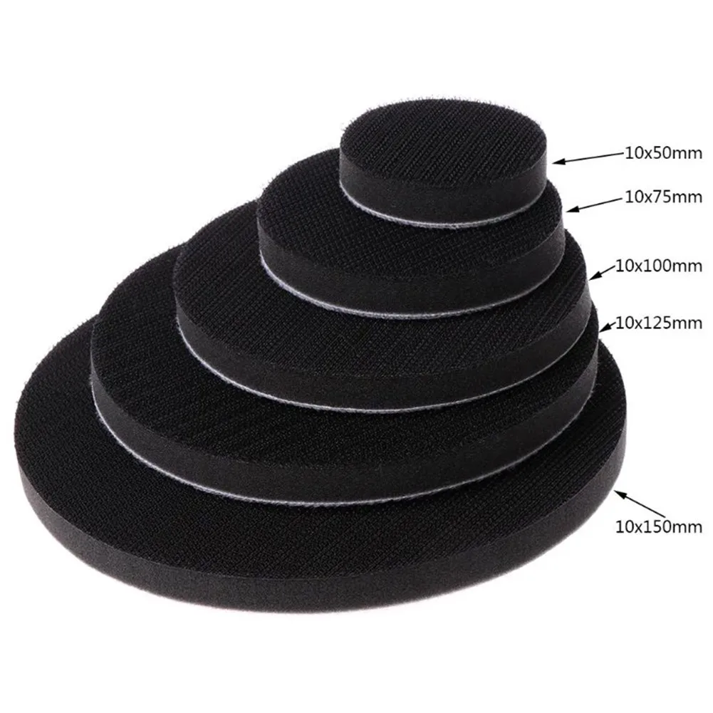 1PC 2/3/5/6 Inch Soft Density Interface Pads Hook And Loop Sponge Cushion Buffer Backing Pad Protection Sanding Disc Backing Pad