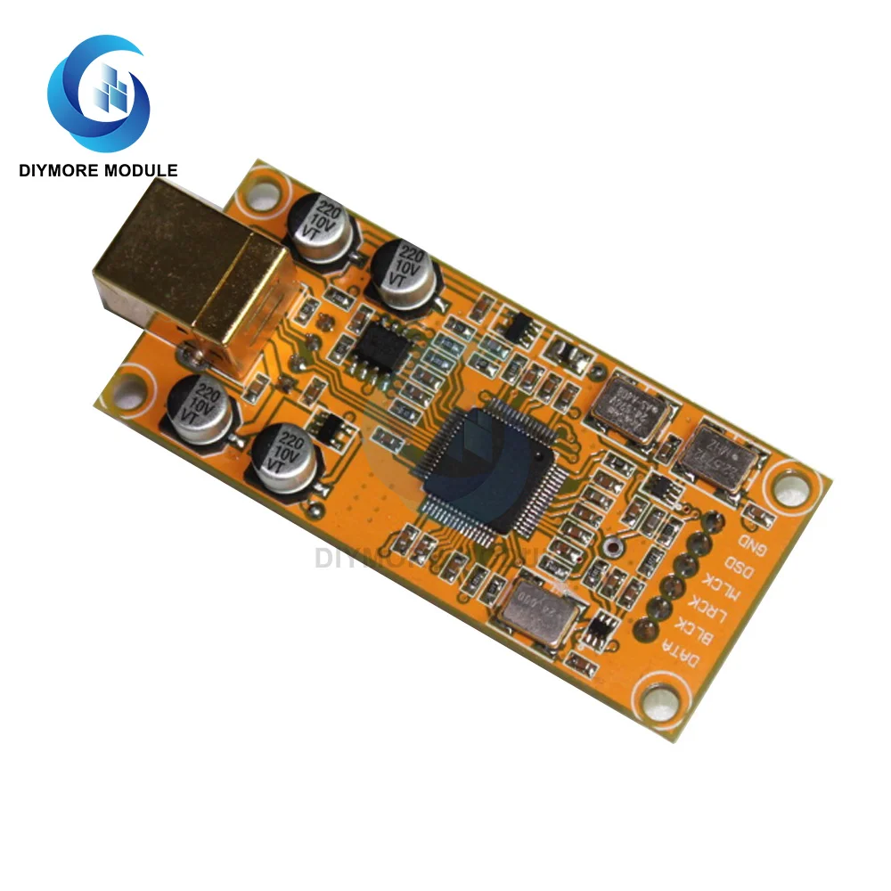 Xmos XU208 Dsd Usb Decoder Board Dac Kaart Digitale Interface I2S Upgrade Asynchrone Amanero Module Voor ES9018/28/38 Decoder