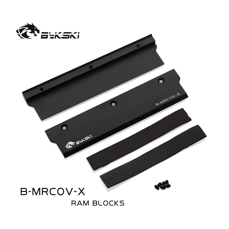 Bykski B-MRCOV-X PC Ram memory sink cover Heatsink Clip Black Heat Sink armor water cooler gadget