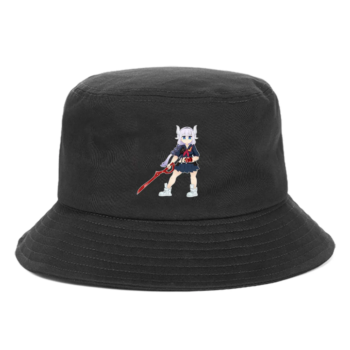 Anime Akame ga KILL! Bucket Hat teenager Outdoor Summer Hip Hop Cap unisex Streetwear Chapeau Caps Fisherman Caps