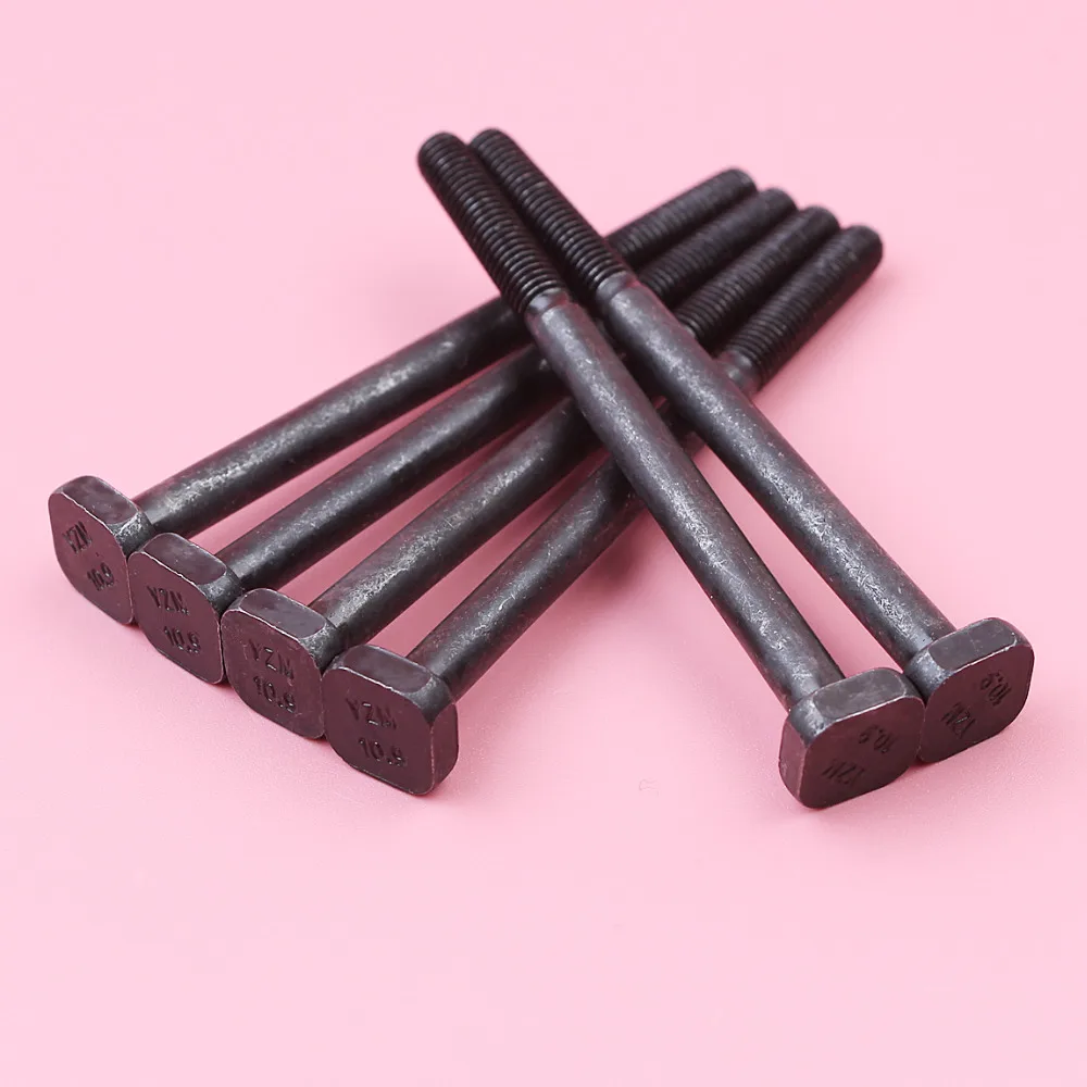 6pcs/lot Exhaust Muffler Bolts For Stihl MS180 018 MS170 017 MS 180 170 Chainsaw Garden Tool Part  бензопила