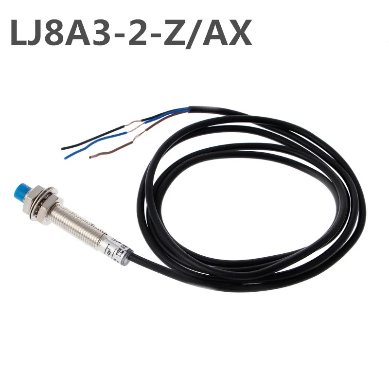 M8 2mm Sensing DC 5V NPN NC LJ8A3-2-Z/AX-5V Cylinder Inductive Proximity Sensor Switch Work Voltage 5VDC Special for MCU