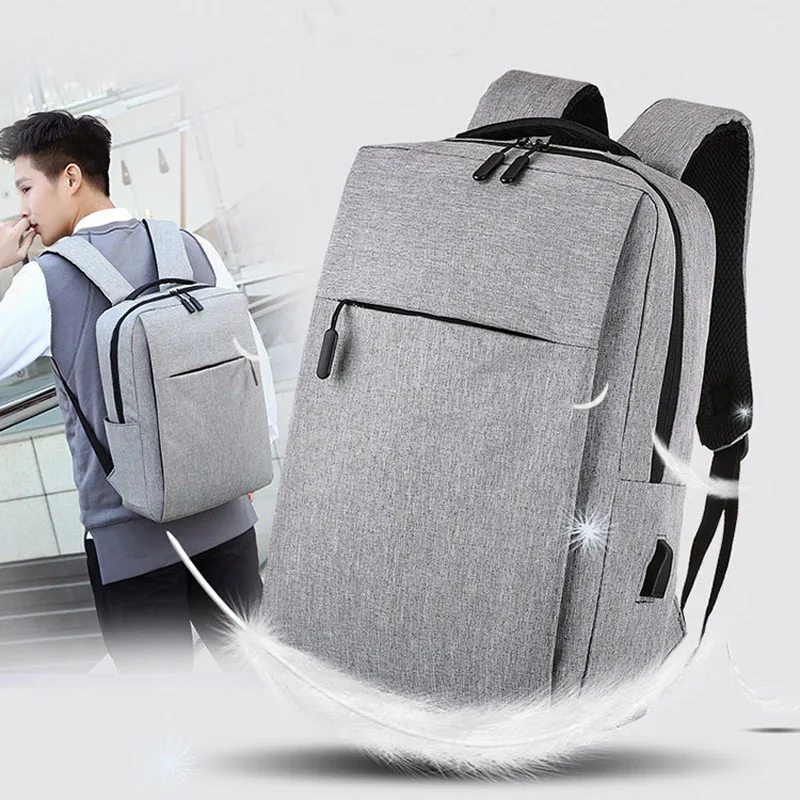 Novo masculino mochila de volta para a escola usb computador portátil anti roubo mochila de negócios mochila viagem daypacks lazer mochila