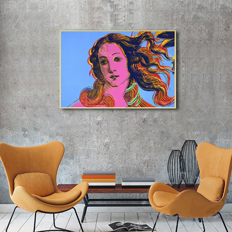 

Andy Warhol The Birth of Venus Pop Art Contemporary Poster Canvas Painting Print Wall Pictures for Living Room Interior Decor