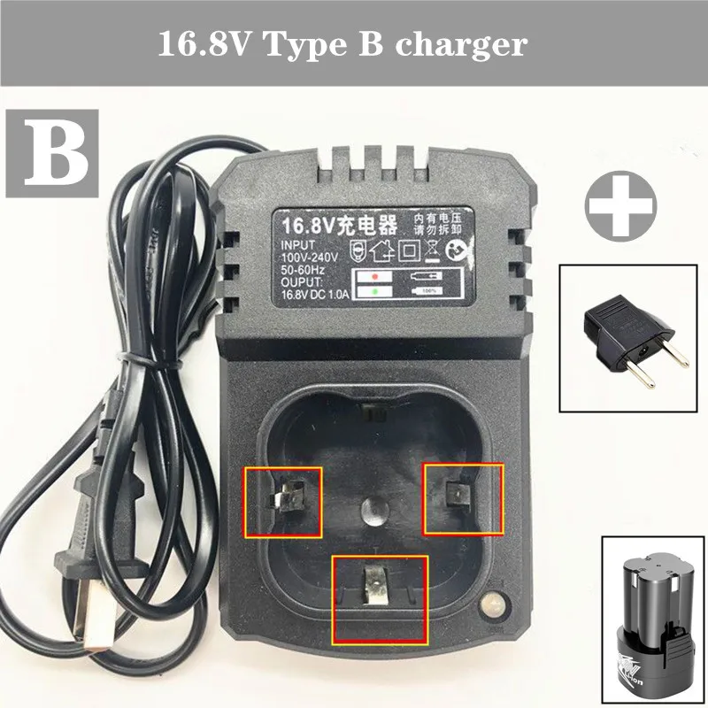 XLTOWN 12/16.8/21/25V Charger Lithium Battery Charger Electric Screwdriver Battery Dedicated Charging Equipment Drill Charger