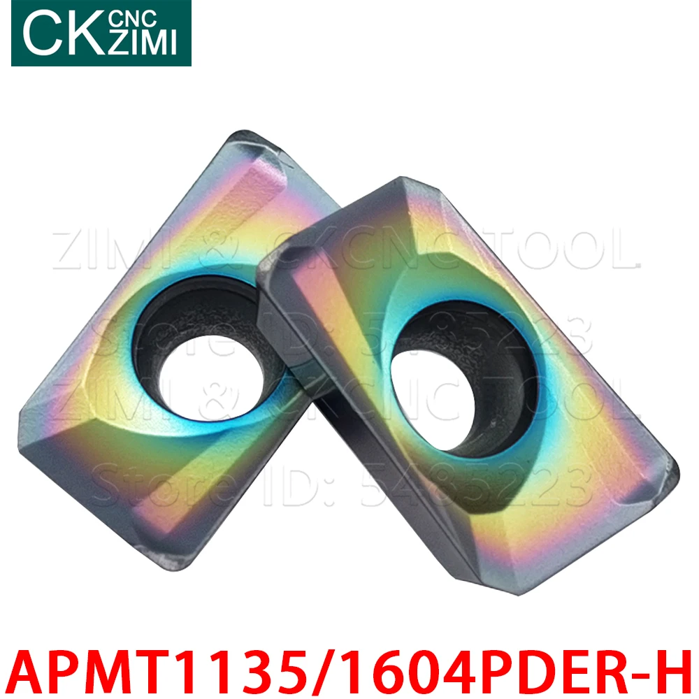 Inserts en carbure APMT1135PDER-H APMT1604PDER-H, outils de fraisage pour tour 300R 400R, APMT pour acier inoxydable, fonte