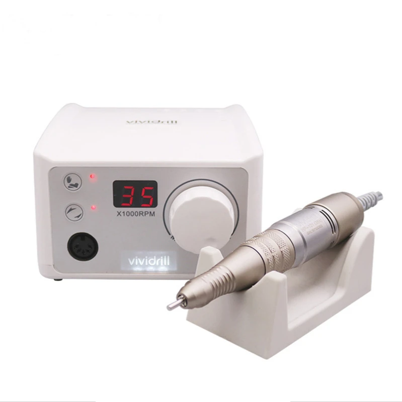 

110/220V Small Electric Polishing Machine 65W 35000rpm Machine Cutters Manicure Electric Nail Drill Milling Manicure Machine