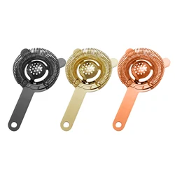 Cocktail Bar Strainer Spring Hawthorn Strainer with 2 Prongs  Bartender Bar Tools