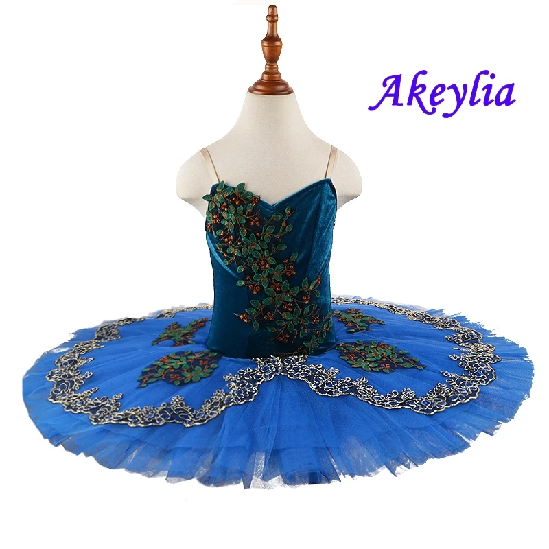 Blue pre-professional Tutus for Child Ballet Performance Tutu Adult Costume Tutu royal blue Princess Florina Ballet Tutu 19075