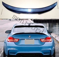 PSM style carbon fiber rear truck spoiler For BMW M4 Coupe F82 F32 M3 M4 Spoiler carbon Wings car styling 2014 - UP